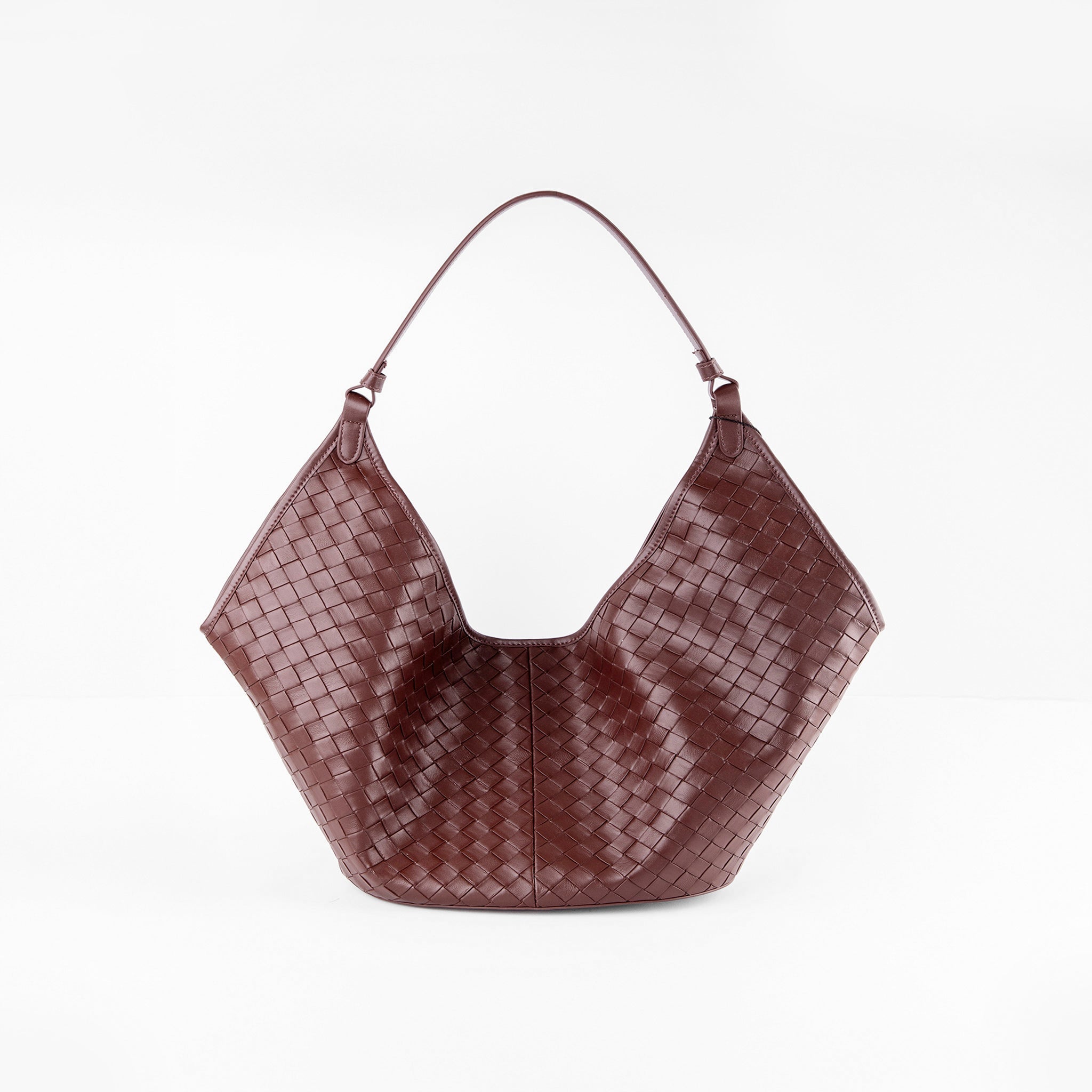Trenza Maxi Tote Cuero Natural - Tote Bags | LUCKY TYGER