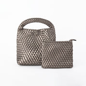 Trenza Tote Bag Cuero Vegano M - LUCKY TYGER