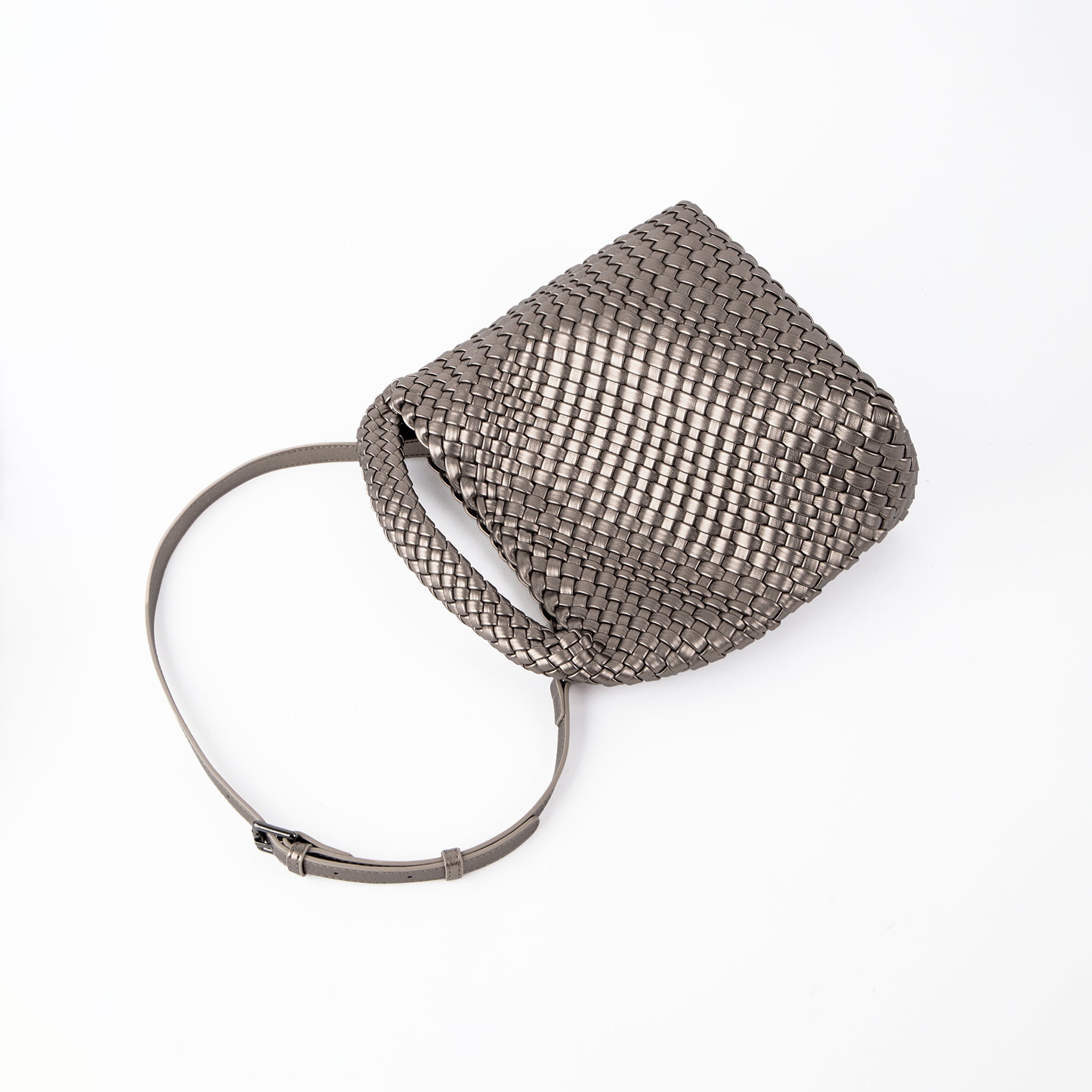 Trenza Tote Bag Cuero Vegano M - LUCKY TYGER