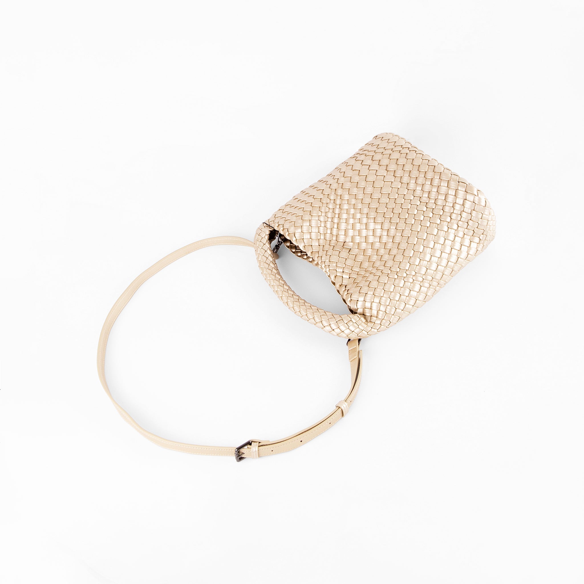 Trenza Tote Bag Mediana Piel Vegana - Tote Bags | LUCKY TYGER