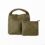 Trenza Tote Bag Mediana Piel Vegana - Bolsa Crossbody | LUCKY TYGER